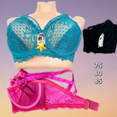 فروش عمده #سوتین تمام دانتل #فنردار هارنسی - سوتین زنانه عمده