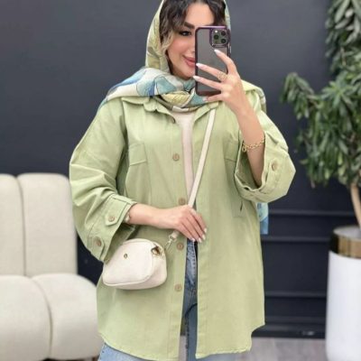 فروش عمده 🔥 شومیز زنانه مدل آستین فلشی - شومیز زنانه عمده