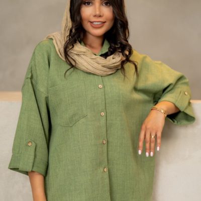فروش عمده شومیز زنانه آستین پاکتی DASH - شومیز زنانه عمده