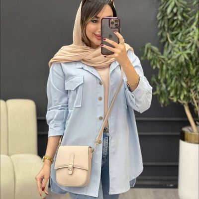 فروش عمده مانتو زنانه مدل جیب پیله - مانتو زنانه عمده