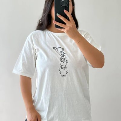 فروش عمده تیشرت زنانه پنبه فری سایز ۳۸ تا ۴8 - تاپ و تیشرت زنانه عمده