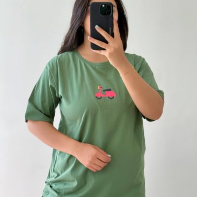 فروش عمده تیشرت زنانه پنبه فری سایز ۳۸ تا ۴8 - تاپ و تیشرت زنانه عمده