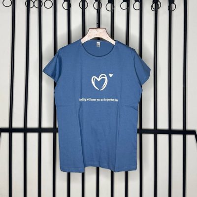 فروش عمده تیشرت زنانه پنبه فری سایز ۳۸ تا ۴۴ - تاپ و تیشرت زنانه عمده