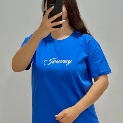 فروش عمده تیشرت زنانه سوپر پنبه فری سایز ۳۸ تا ۴۶ - تاپ و تیشرت زنانه عمده