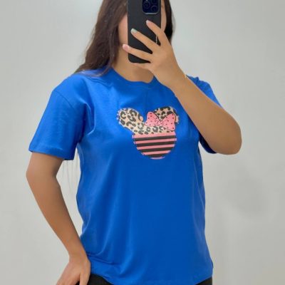 فروش عمده تیشرت زنانه سوپر پنبه فری سایز ۳۸ تا ۴۶ - تاپ و تیشرت زنانه عمده