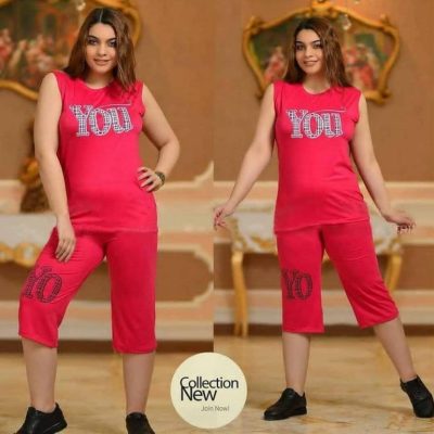 خرید عمده تاپ شلوارک you - ست تاب شلوارک زنانه عمده