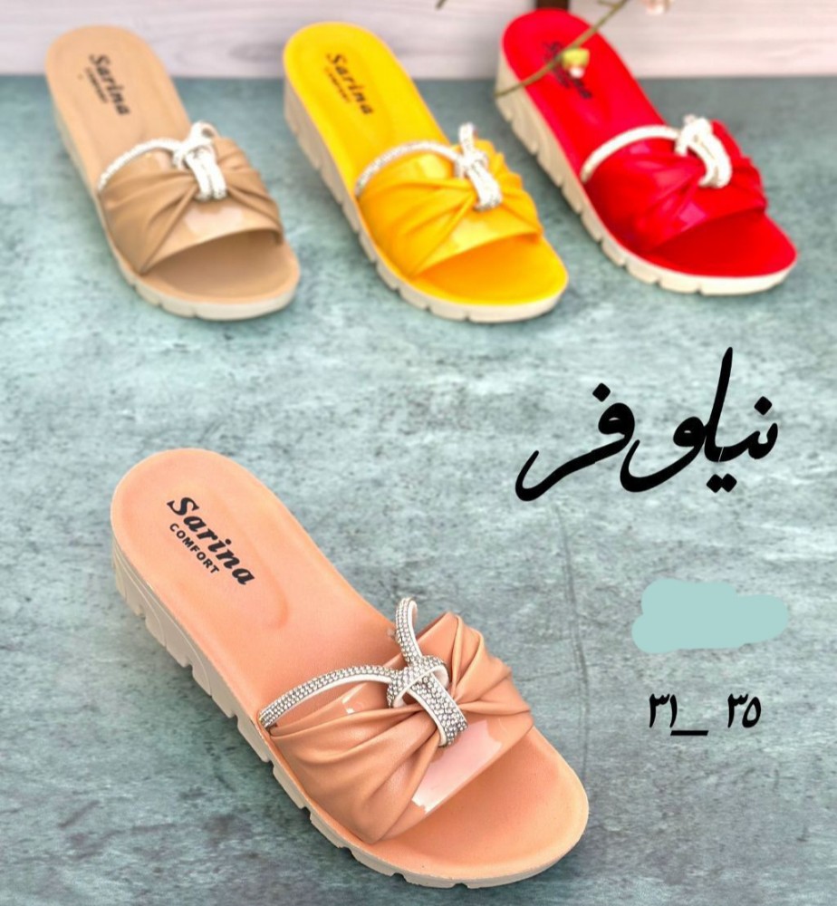 فروش عمده صندل دخترانه مدل نیلوفر - صندل دخترانه عمده