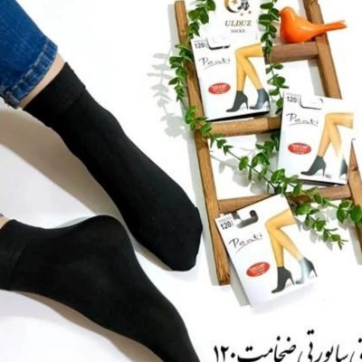 فروش عمده جوراب زنانه و دخترانه مارک اصل پنتی ۱۲۰ ضخامت کد 130387