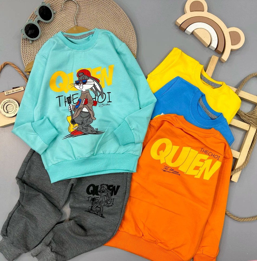 فروش عمده بلوز شلوار چاپ بانی خرگوش کد 132433