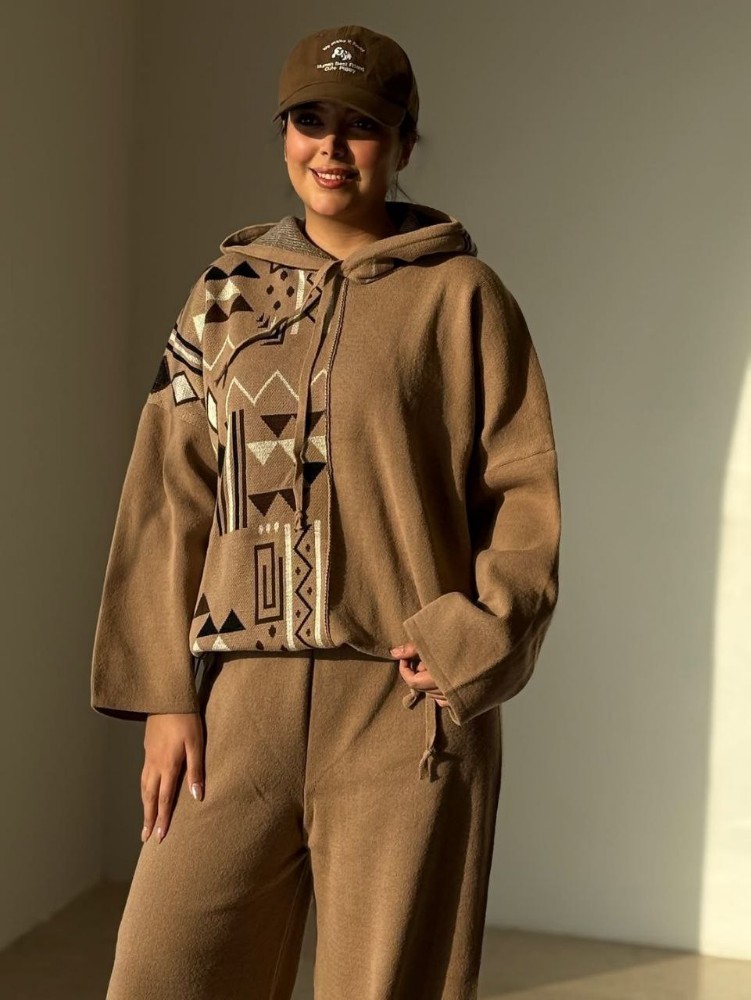 فروش عمده ست بافت هودی شلوار ترک کد 132191