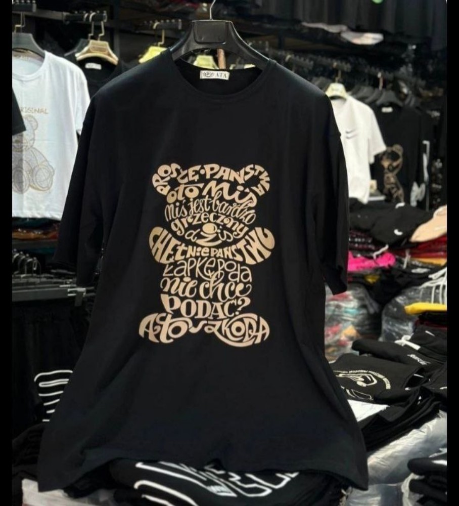 فروش عمده تیشرت لانگ لش باکسی قواره دار زنانه کد 132450