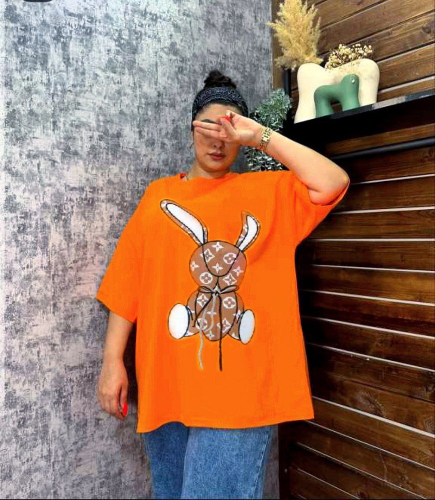 فروش عمده تیشرت لانگ خرگوش بند کفشی کد 132451