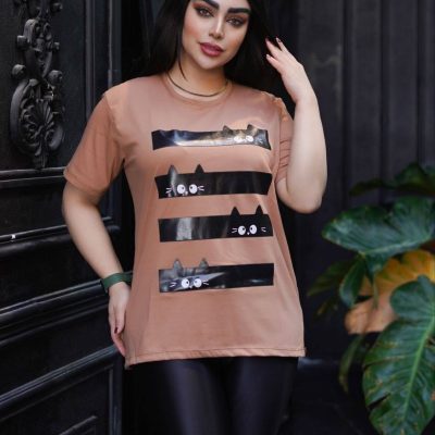 فروش عمده تیشرت خطی کد 130735