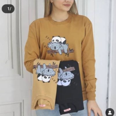 خرید عمده بلوز چاپی - تاپ و تیشرت زنانه عمده
