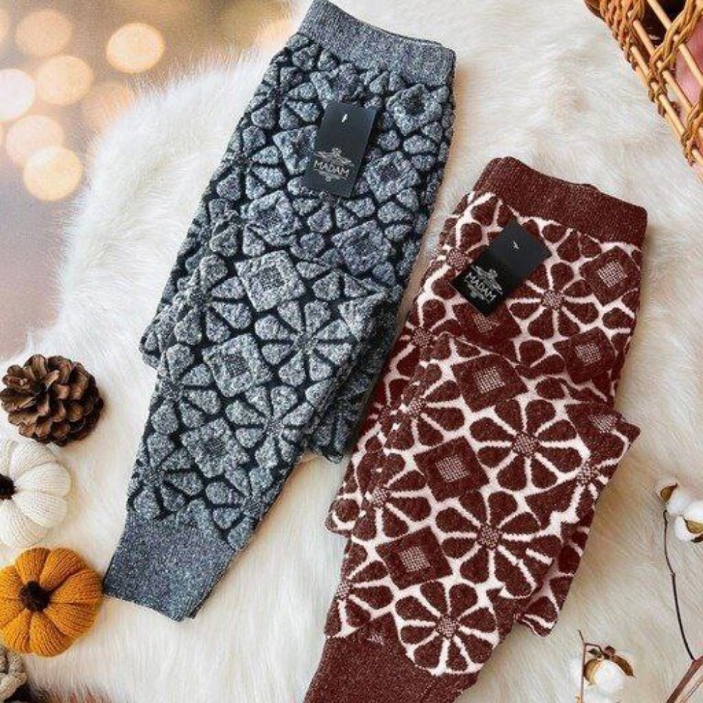 فروش عمده شلوار بافت طرحدار کد 131943