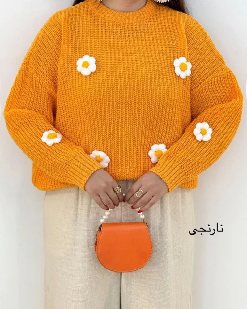 فروش عمده بلوز بافت بابونه کد 131965