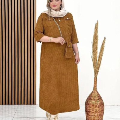 خرید عمده کفتان مخمل(بدون کیف) - مانتو زنانه عمده