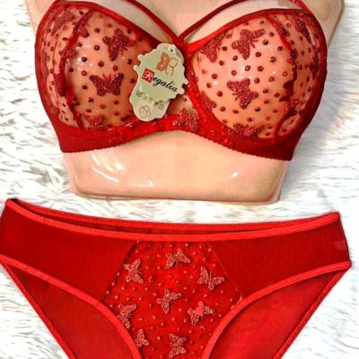 خرید عمده ست فنر دار تنخور بینظیر - شورت و سوتین زنانه عمده