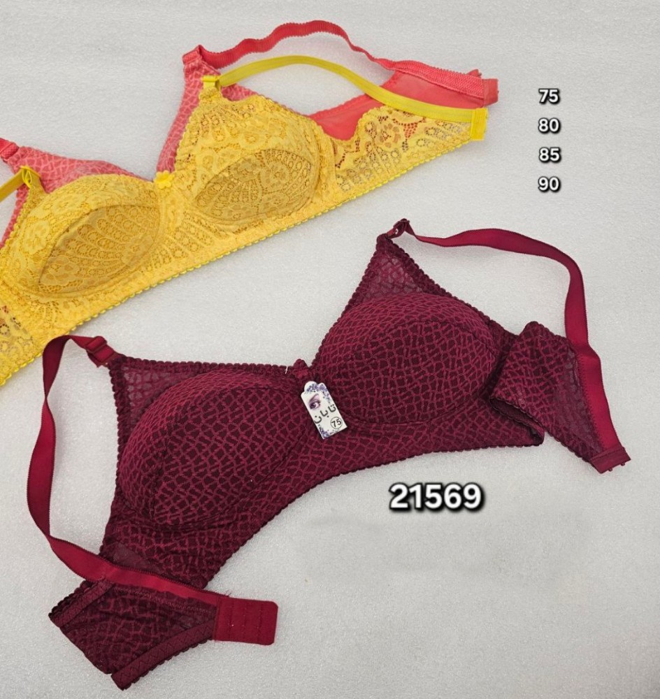 خرید عمده ️سوتین اسفنجی دانتل ️ کدb_21569 - سوتین زنانه عمده