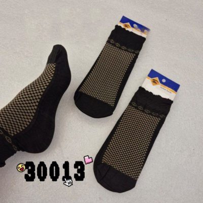 فروش عمده ️جوراب قایقی طرحدار ️ کدa_30013 کد 130630