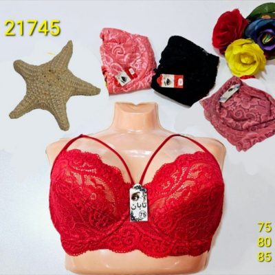 فروش عمده ️سوتین دانتل فنردار هارنسی ️ کدa_21745 کد 131129