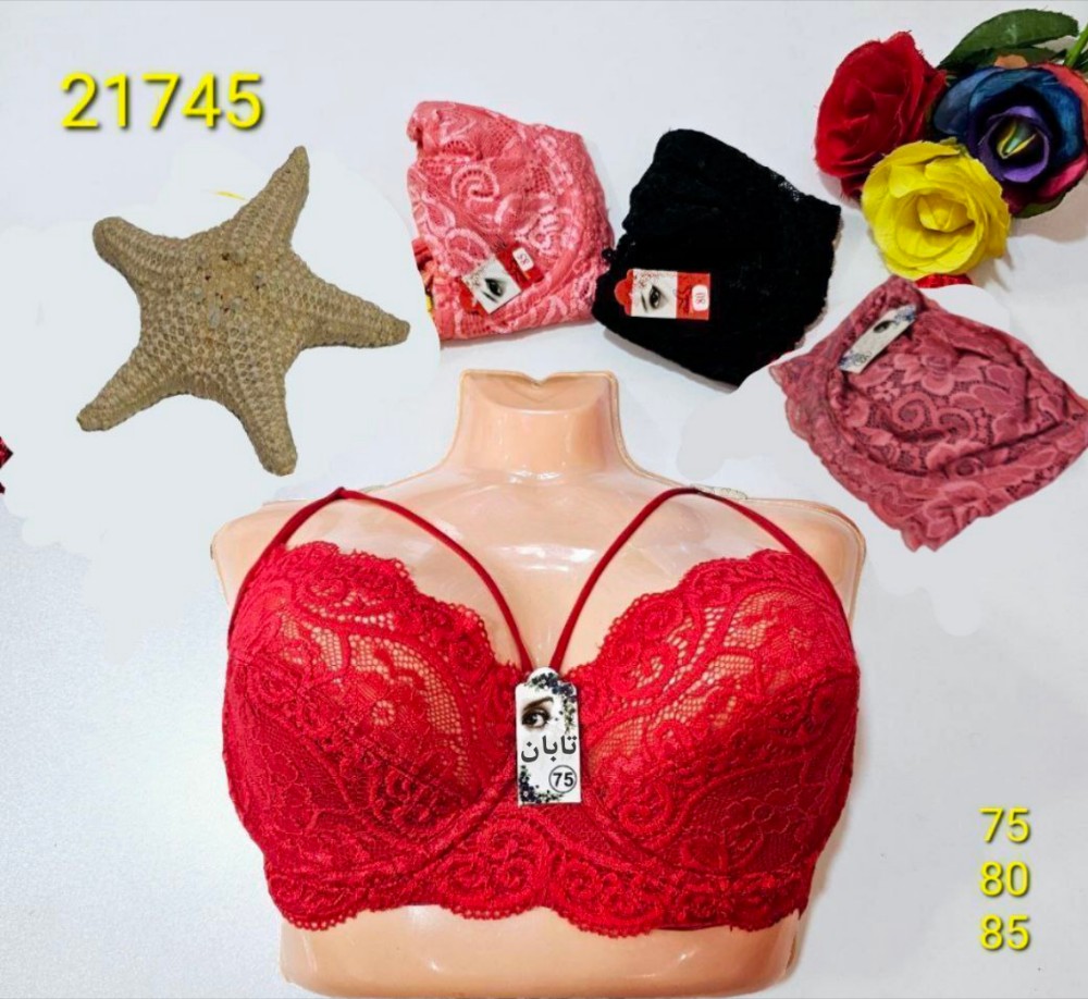 فروش عمده ️سوتین دانتل فنردار هارنسی ️ کدa_21745 کد 131129
