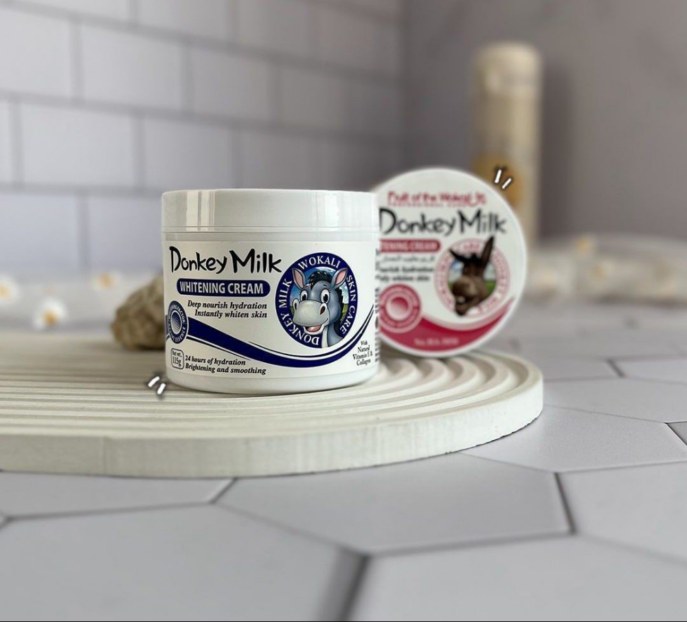 فروش عمده کرم سفید کننده و آبرسان شیر الاغ ووکالی کد 131106