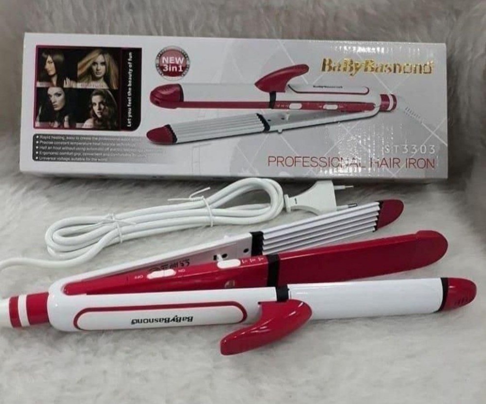 فروش عمده اتو مو سه کاره بای بابیلیس سرامیک نانو مدل ST3303 کد 131710