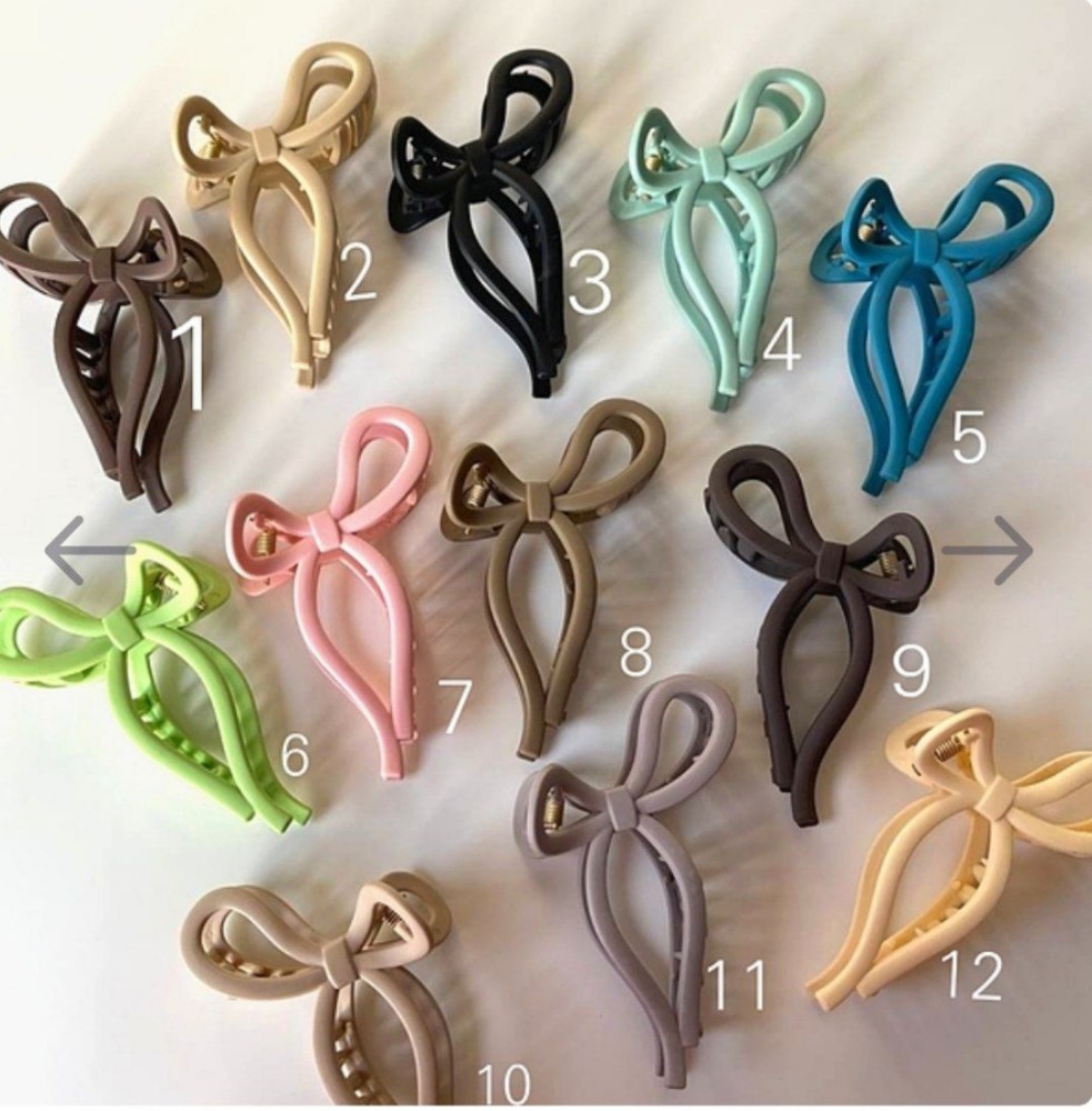 فروش عمده کلیپس پاپیون دنباله دار کد 132099