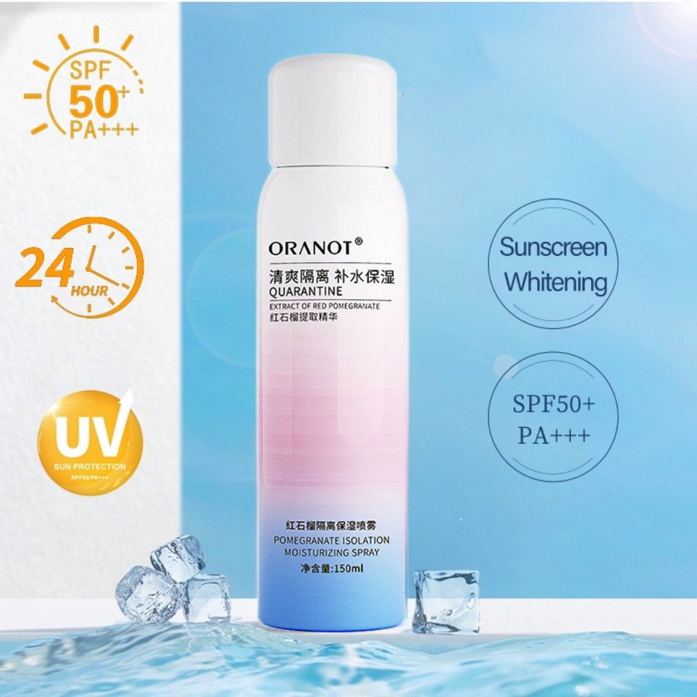 فروش عمده اسپری ضد آفتاب و سفید کننده انار ORANOT🥰🤤😻 کد 132235