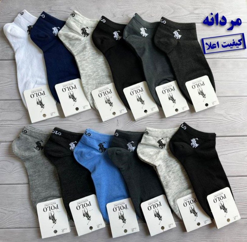 خرید عمده جوراب مچی ریزبافت پنجه روسو مردانه اعلاء - جوراب مردانه عمده