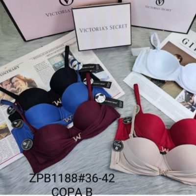 فروش عمده سوتین اسفنجی فنر دار COPA  B - سوتین زنانه عمده