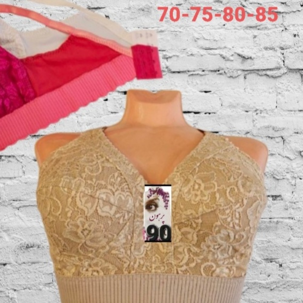 فروش عمده سوتین دانتل زیر نخی کش پهن b 21448 کد 131263