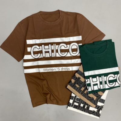 فروش عمده تیشرت مرواریدی Chico کد 130881