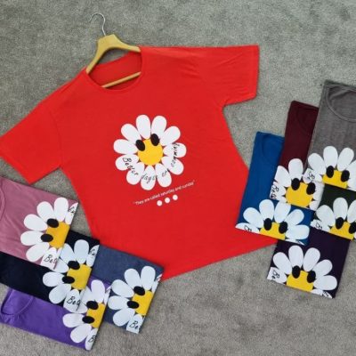 فروش عمده تیشرت گل کد 131022