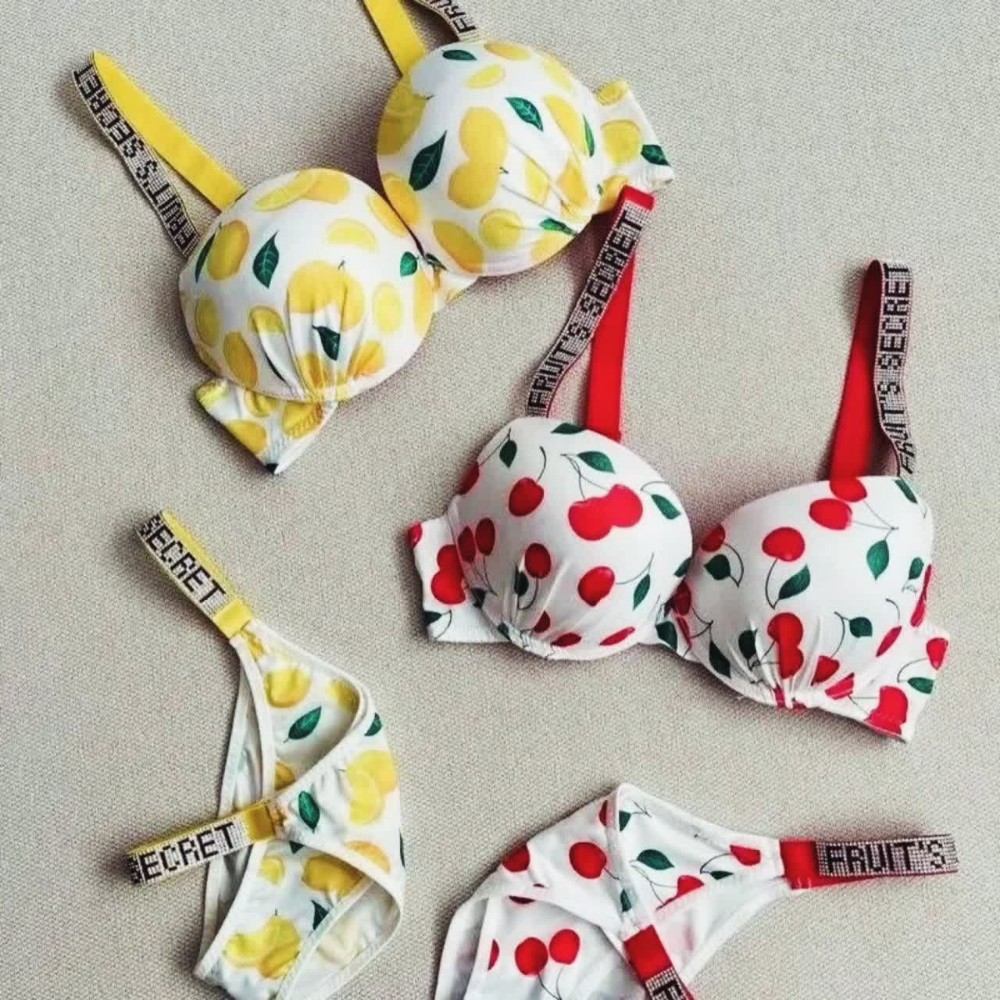 فروش عمده ست میوه ای - شورت و سوتین زنانه عمده