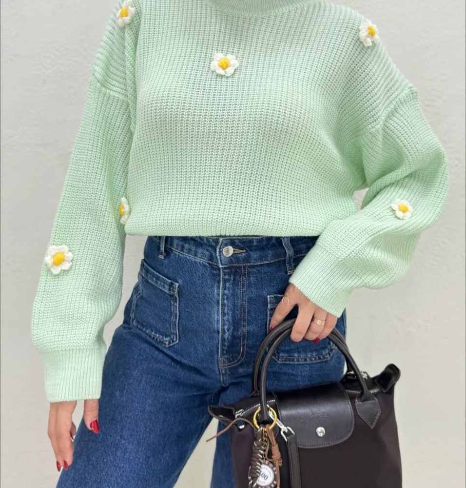 فروش عمده بلوز بافت بابونه کد 132261