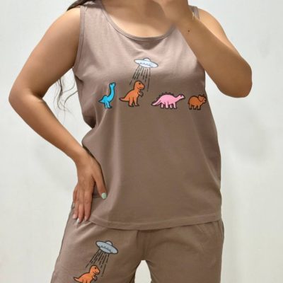 فروش عمده ست تاب شلوارک زنانه پنبه - ست تاب شلوارک زنانه عمده