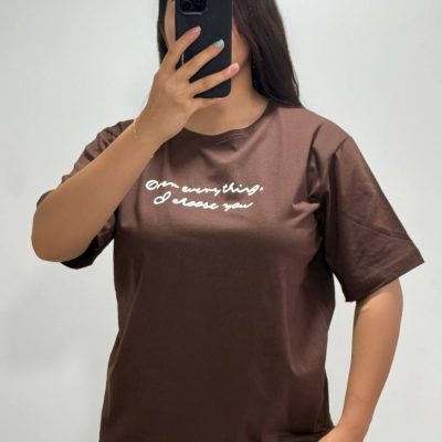 فروش عمده تیشرت زنانه پنبه فری سایز ۳۸ تا ۴8 - تاپ و تیشرت زنانه عمده
