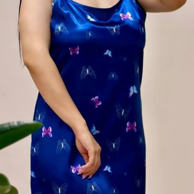 فروش عمده سارافون زنانه ساتن کد 130398