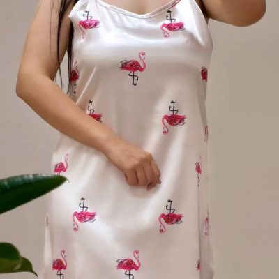 فروش عمده سارافون زنانه ساتن کد 130400