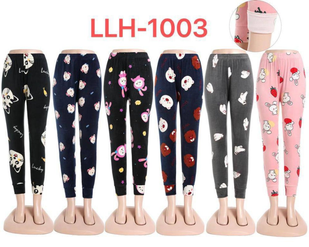 فروش عمده شلوار زنانه مخمل استیکری خارجی کد 131602