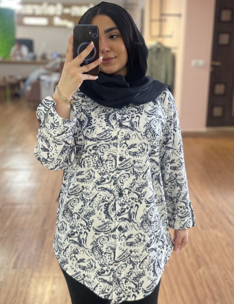 فروش عمده شومیز زنانه تک جیب کد 131239