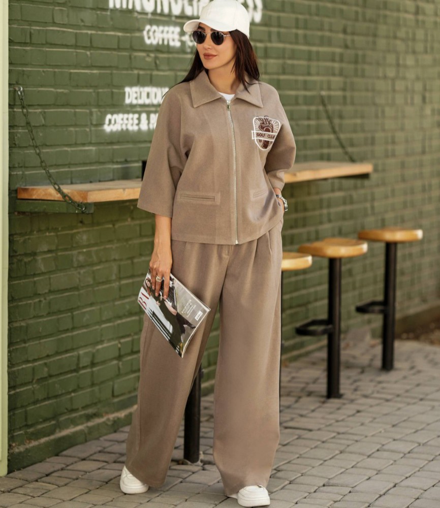 فروش عمده ست کت شلوار زنانه موهر مدل ست گلف کد 132329