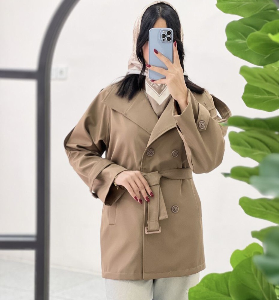 فروش عمده بارانی زنانه مدل آیلا کد 132169