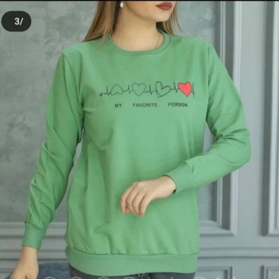 فروش عمده بلوز آستین دار چاپدار کد 130796