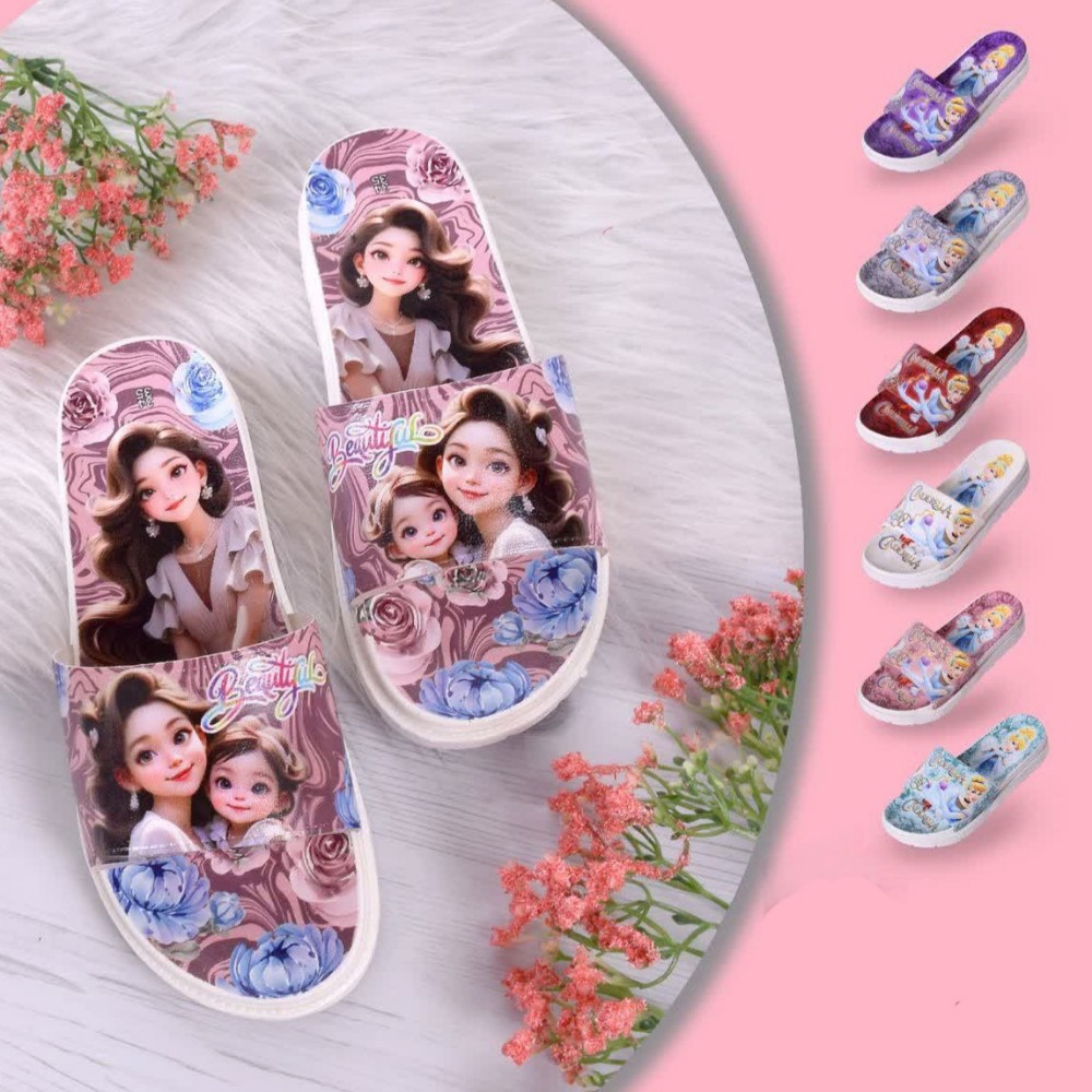 دمپایی زنانه مدل سیندرلا کد 133484 - خرید دمپایی زنانه عمده