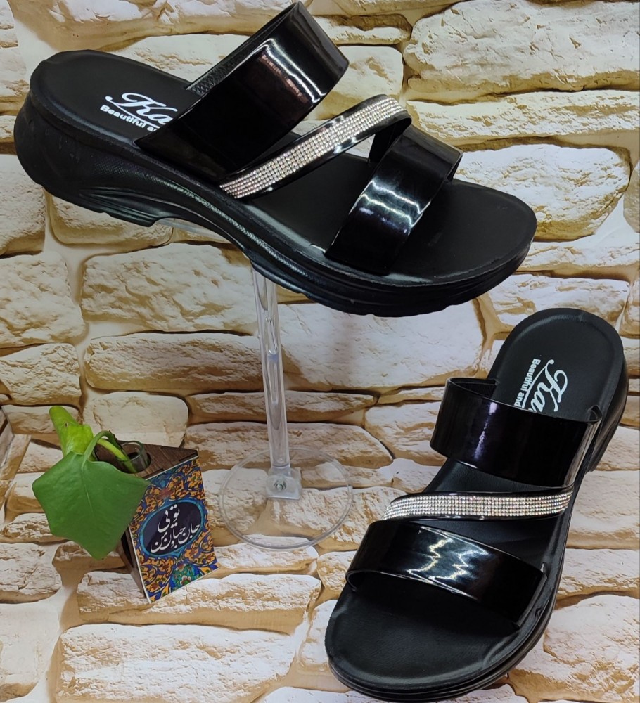 صندل زنانه مدل رها نگینی کد 133502 - خرید صندل زنانه عمده