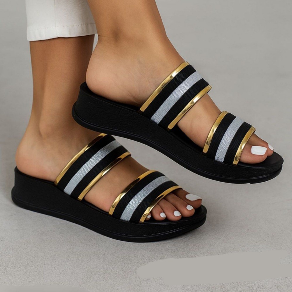 صندل زنانه مدل ساناز نگین دار کد 133514 - خرید صندل زنانه عمده