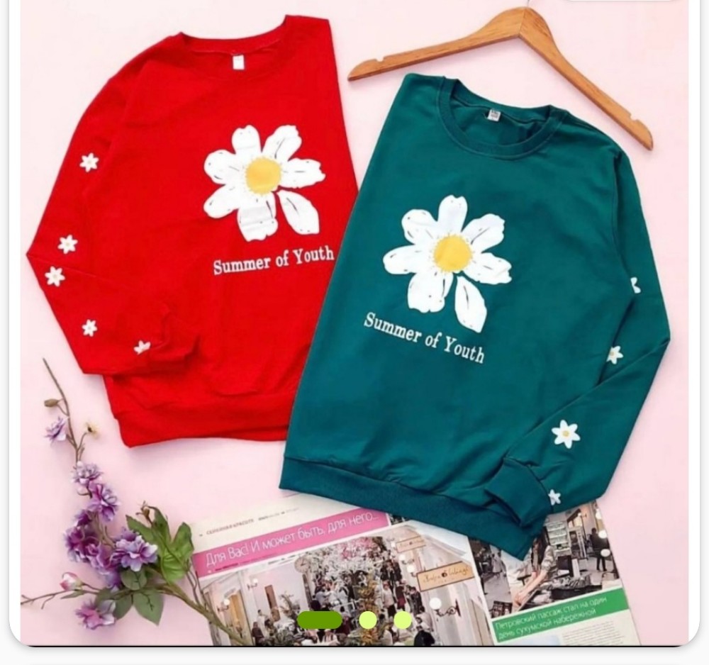 بلوز گل بابونه کد 133632 - خرید بلوز تک زنانه عمده